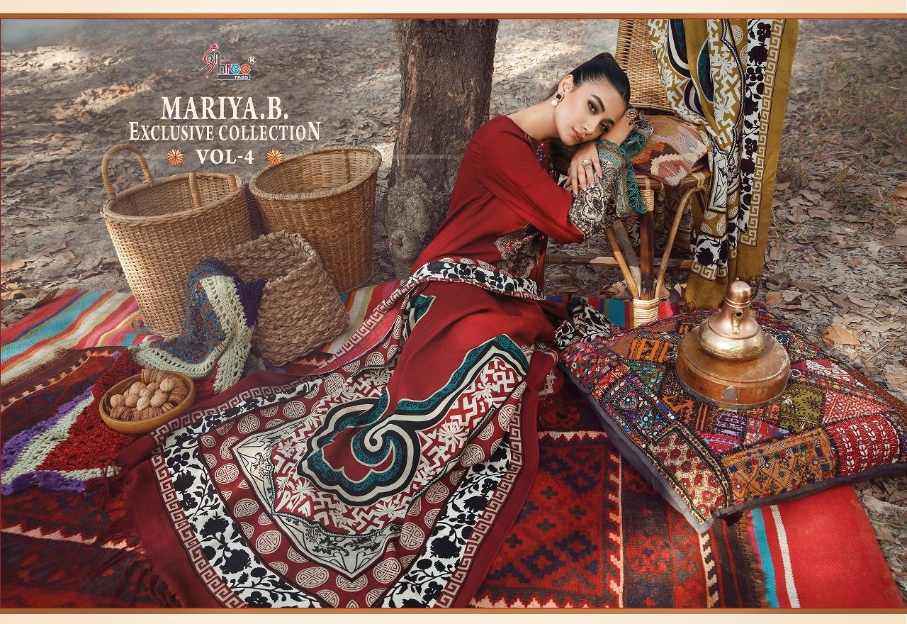 Maria B Exclusive Collection Vol 4 Printed Casual Wear Wholesale Pakistani Salwar Suits